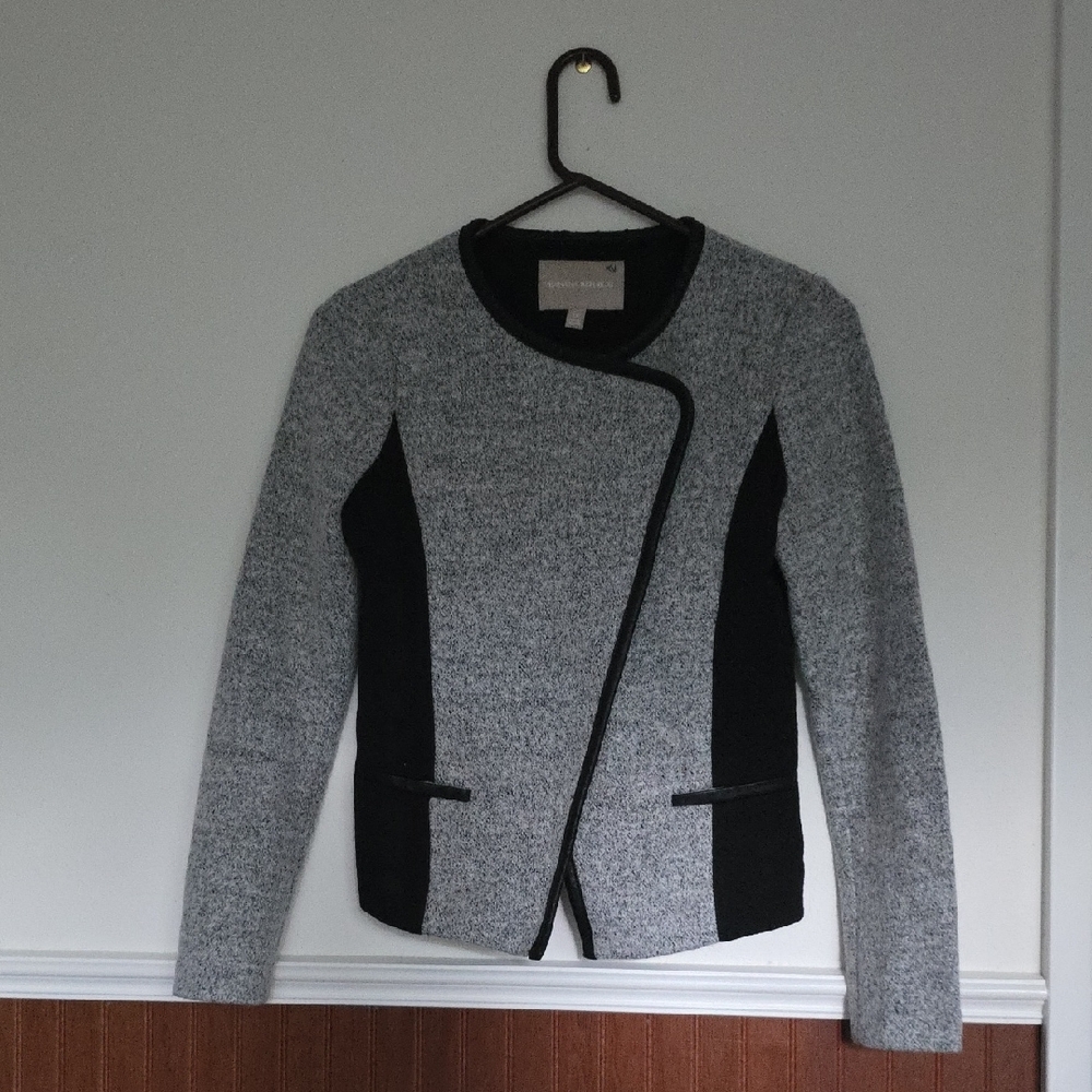 Banana Republic Black and Gray Blazer